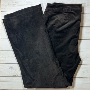 Eileen Fisher Brown Wide-Leg Corduroy Pants